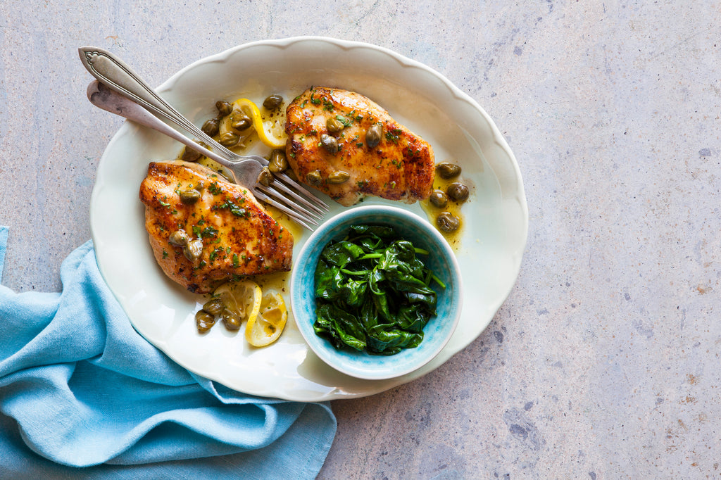 Chicken Piccata alla Siciliana