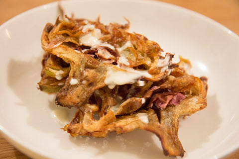 Roman Fried Artichokes with Lemon Aioli