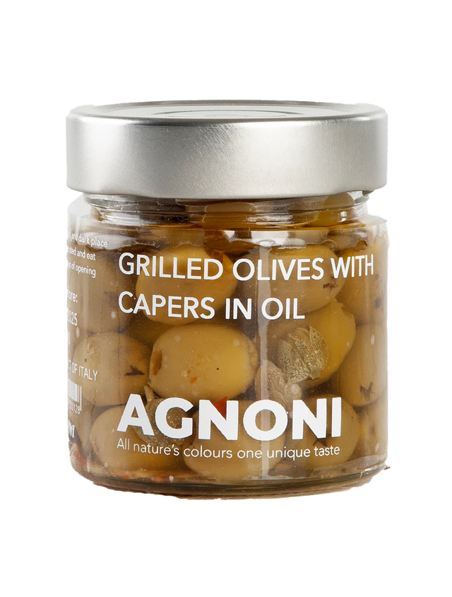 Grilled Olives with Capers - 7.4 oz