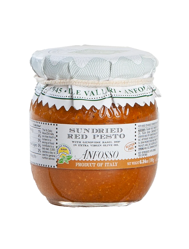 DOP Sundried Red Pesto with Genovese Basil - 6.35 oz