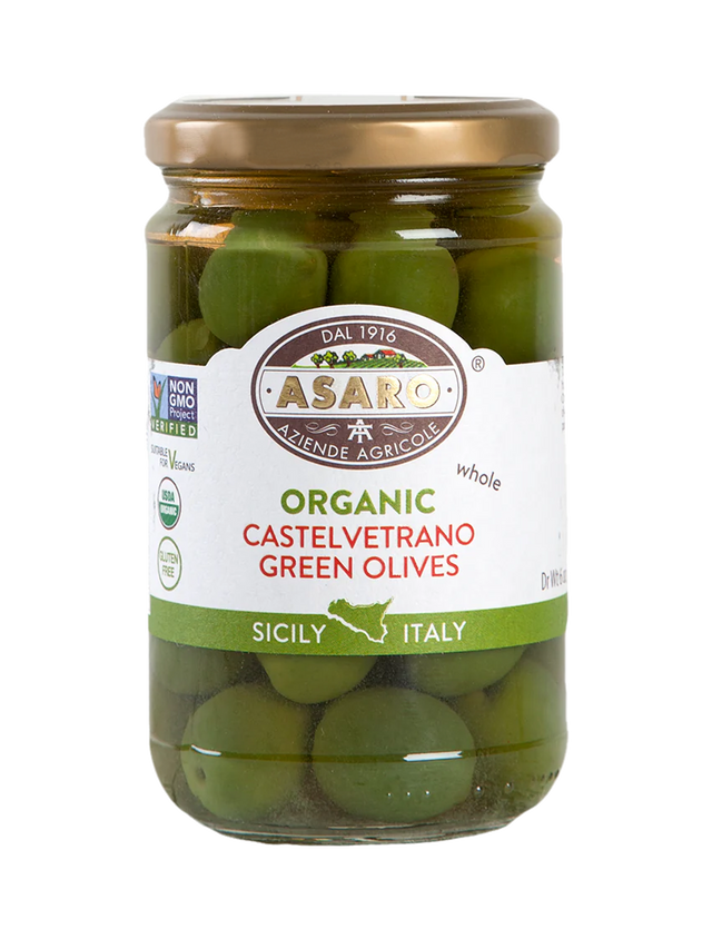 Organic Castelvetrano Green Olives - 4 oz