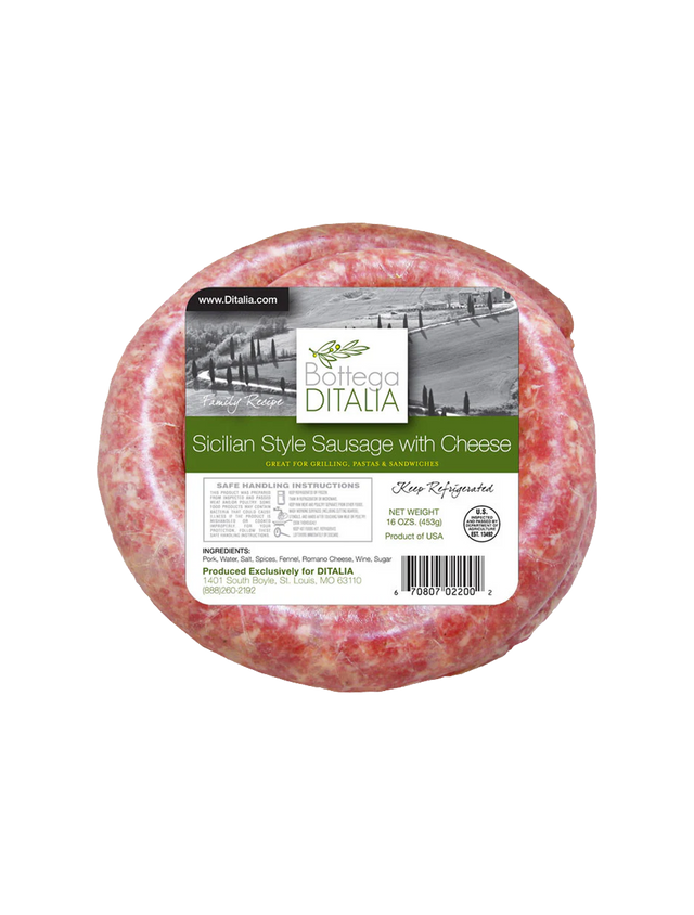 Sicilian Style Sausage (Salsiccia) Mild - 16oz