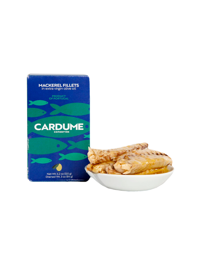 Mackerel Fillets in Extra Virgin Olive Oil (Portugal) -  4.2 oz