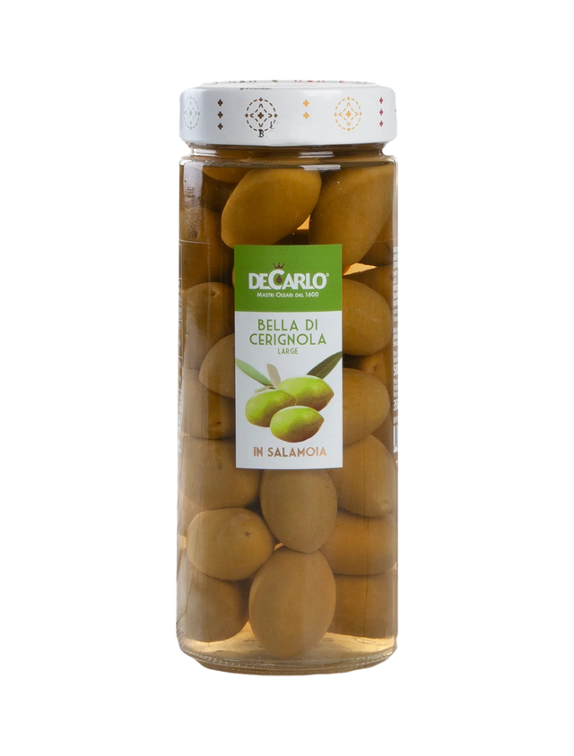 Bella di Cerignola Large Green Olives in Brine - 20.4 oz