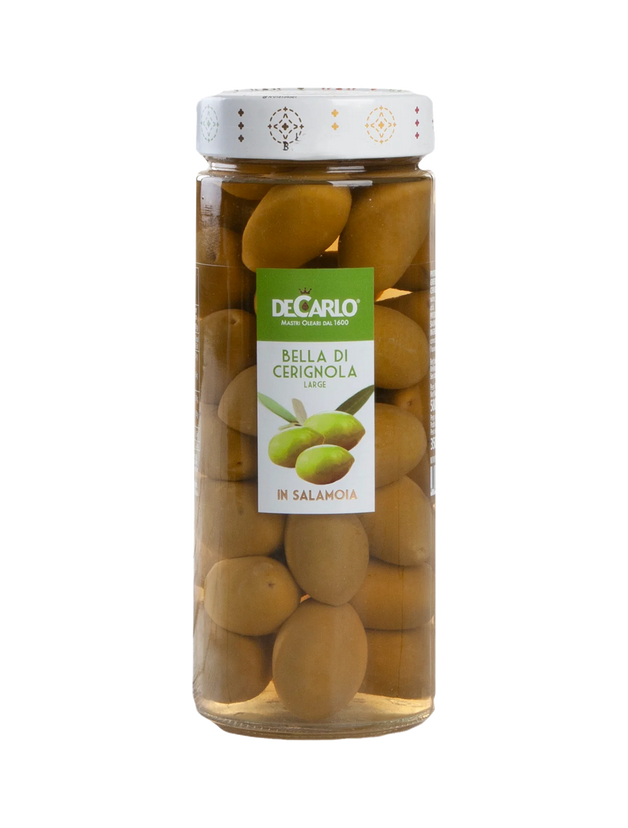 Bella di Cerignola Large Green Olives in Brine - 20.4 oz