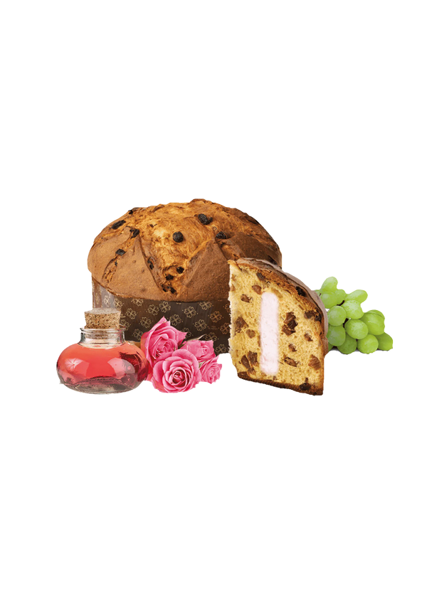 Panettone Rose with Rose Syrup - 2.2 lb