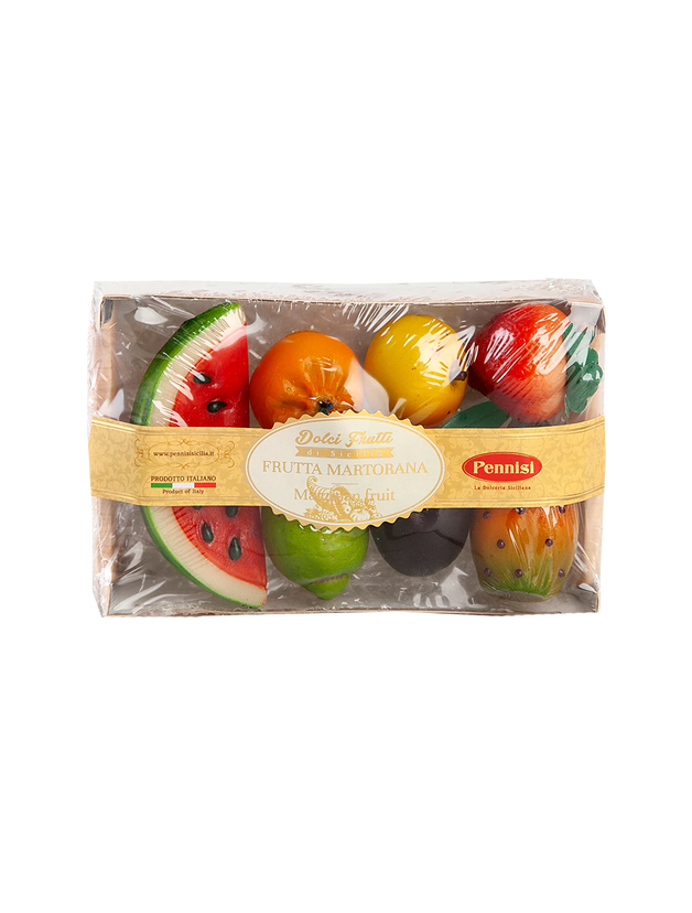 Frutta Martorana Marzipan Assortment - 7 oz Wood Tray