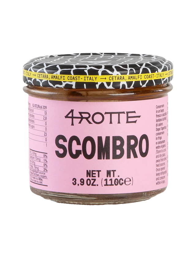 4 Rotte Mackerel (Sgombro) Fillets in Olive Oil - 3.88 oz