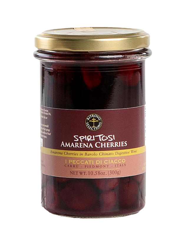 Spiritosi Amarena Cherries in Barolo Chinato - 10.58oz