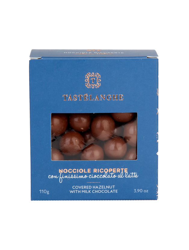 Milk Chocolate Covered PGI Roasted Hazelnuts di Langhe - 3.88 oz