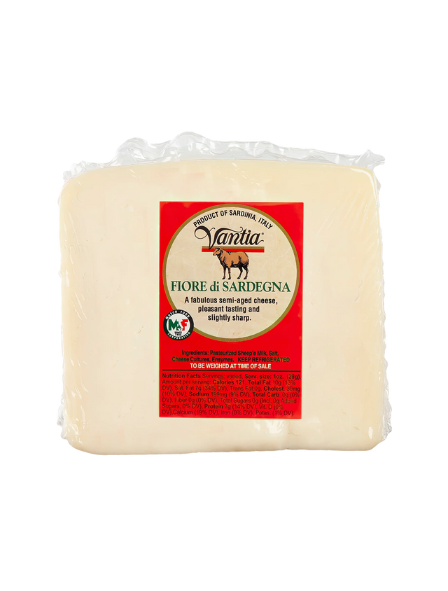 Fiore di Sardegna Pecorino Cheese - 9 oz. wedge