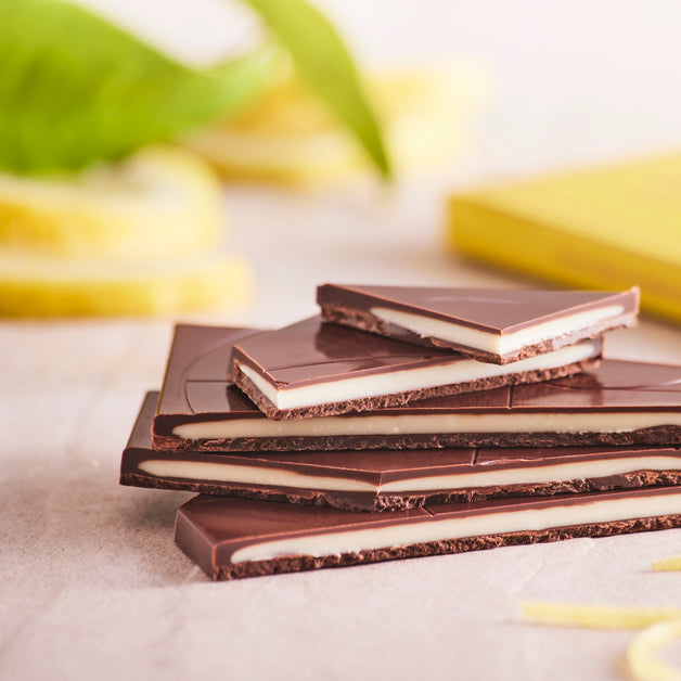 Dark Chocolate Bar with Cinque Terre Lemon Ganache Filling - 2.82 oz