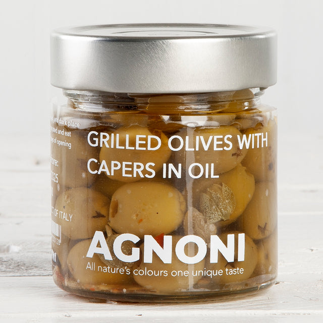 Grilled Olives with Capers - 7.4 oz