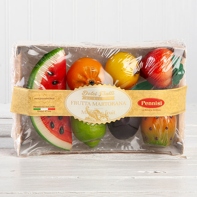 Frutta Martorana Marzipan Assortment - 7 oz Wood Tray