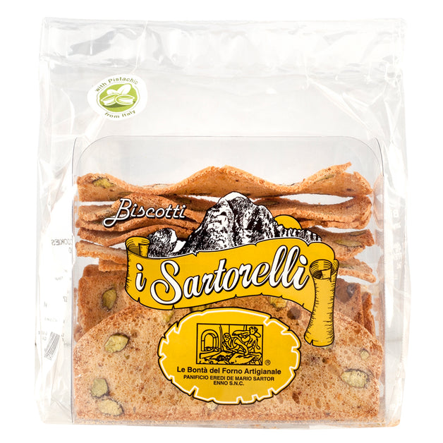 Fette Dolci Crispy Cookies with Pistachios - 4.23 oz