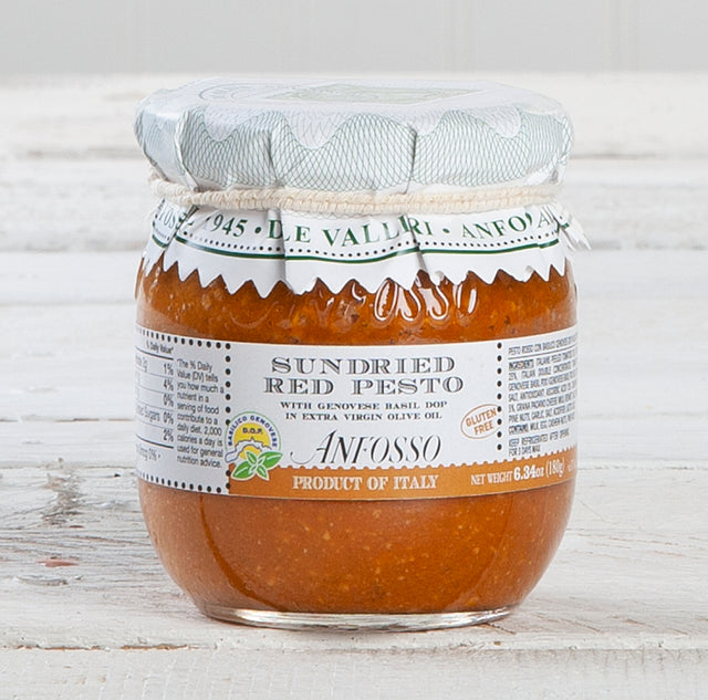 DOP Sundried Red Pesto with Genovese Basil - 6.35 oz