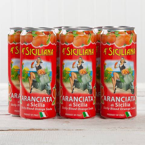 A Siciliana Italian Soda- Sicilian Blood Orange Soda, 11.5 Ounce