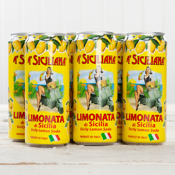 Sicilian Blood Orange Soda - 4 pack (330ml cans)