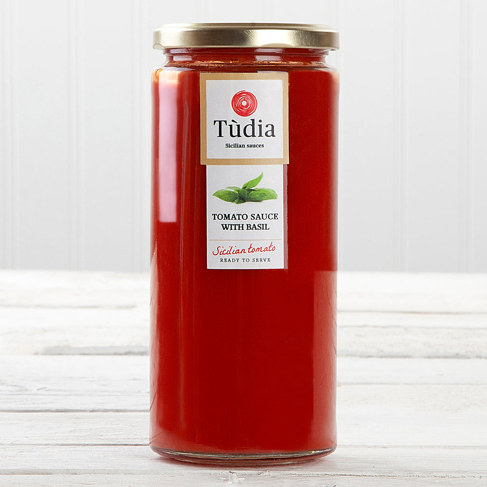 Sicilian Tomato Sauce with Basil Made in Sicily Ditalia