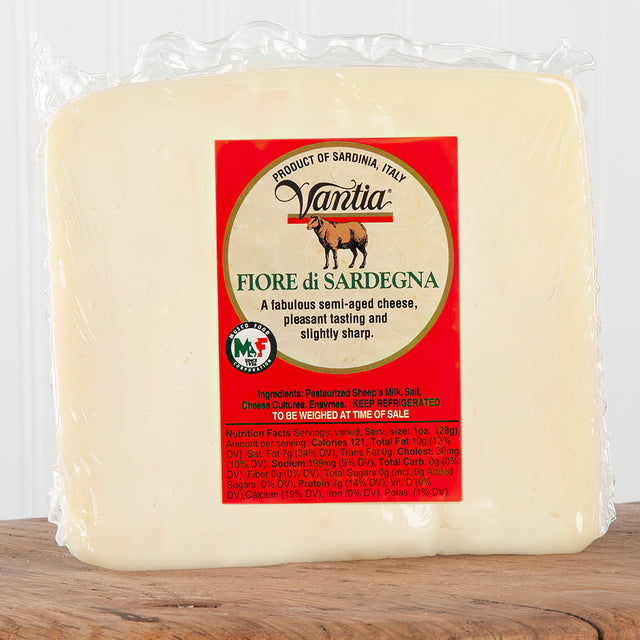 Fiore di Sardegna Pecorino Cheese - 9 oz. wedge