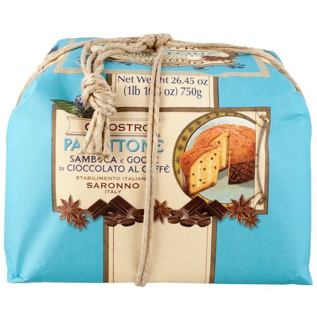 Panettone with Sambuca and Chocolate Coffee Cream - 26.5 oz